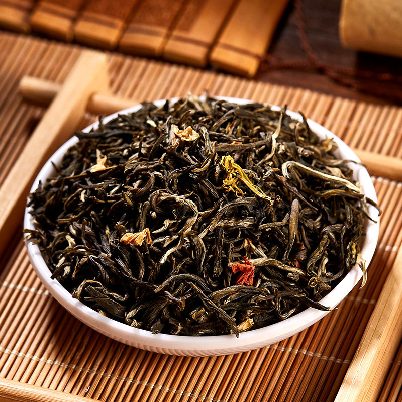 茶叶京华茉莉花茶2021年新茶10号茶浓香型250g老北京茉莉花茶