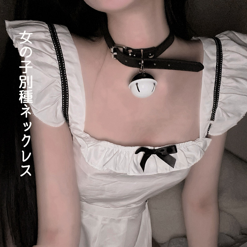 项链猫系女友铃铛另类项圈cos写真玩具内衣帽子