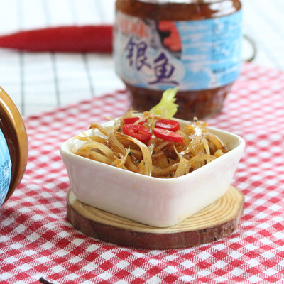 锦裕香酥银鱼165g3罐海鲜丁香小鱼仔即下饭鱼类罐头