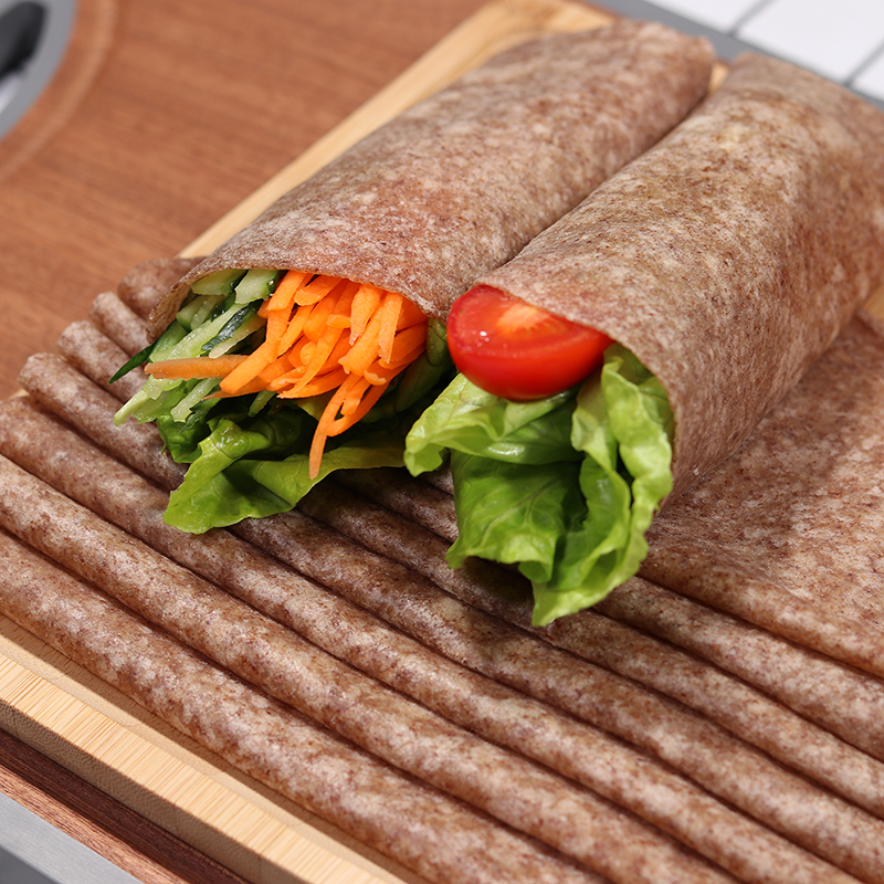 20片1100克!黑全麦荞麦卷饼