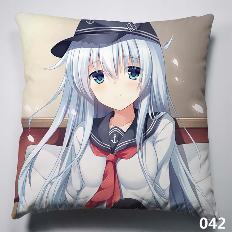舰队collection抱枕金刚岛风舰娘靠垫礼物动漫周边枕头动漫毛绒