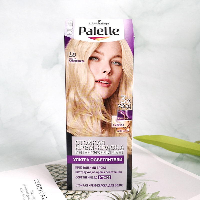 俄罗斯购德国施华蔻漂发膏剂 漂白剂褪色白金色漂9度包邮