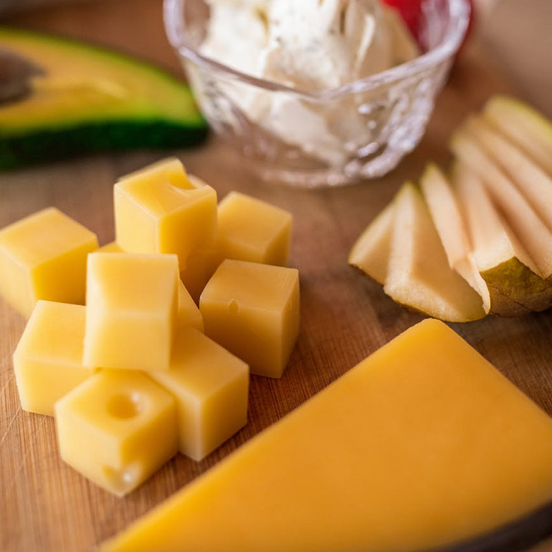 车达进口奶酪24kg干酪切达淡味橙色艾恩芝士芝士新