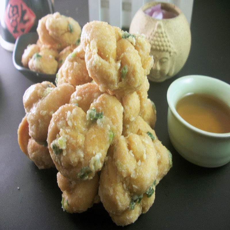 潮汕特产小麻花传统手工麻花香葱油索潮州小吃香脆麻花酥零食茶点