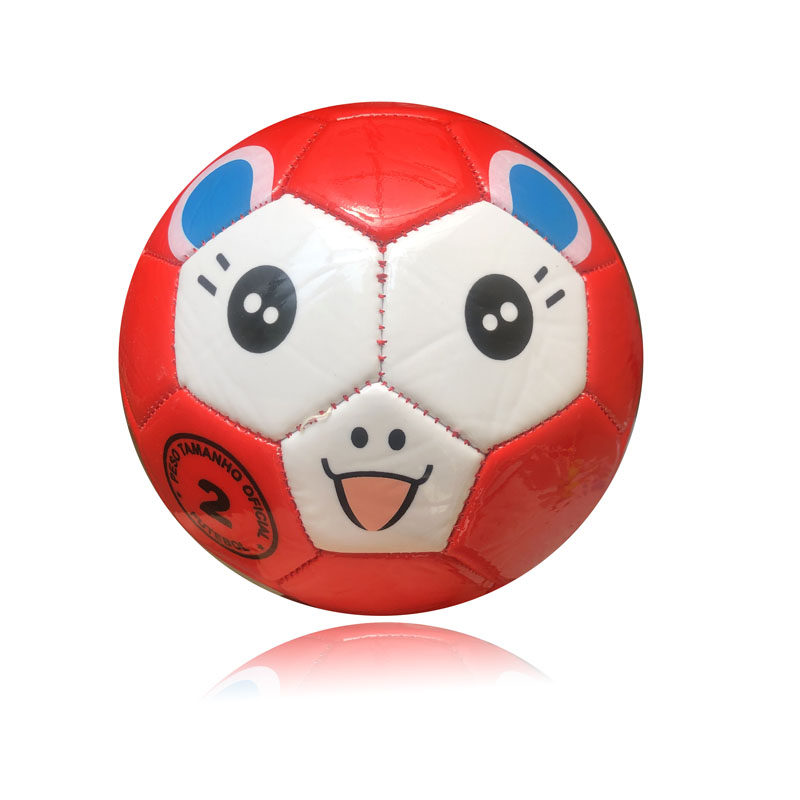 二号宝贝儿童玩具彩色图案足球宠物用球幼儿园卡通足球