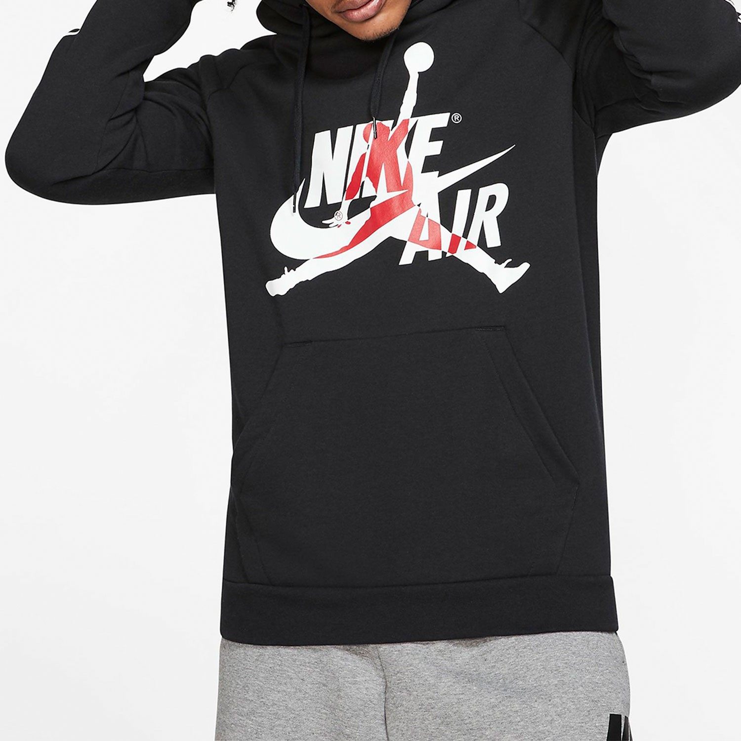 耐克nikeairjordan男子连帽针织运动休闲套头卫衣运动卫衣