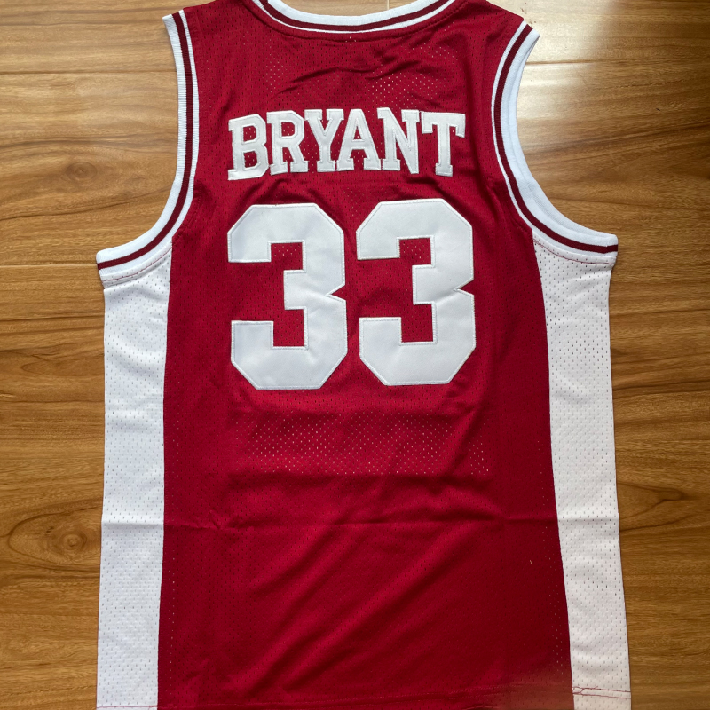 科比劳尔梅里33号高中球衣复古黑色刺绣篮球篮球服