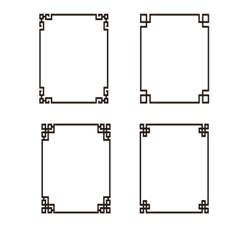 新中式线条立体对角装饰背景墙电视自粘墙贴