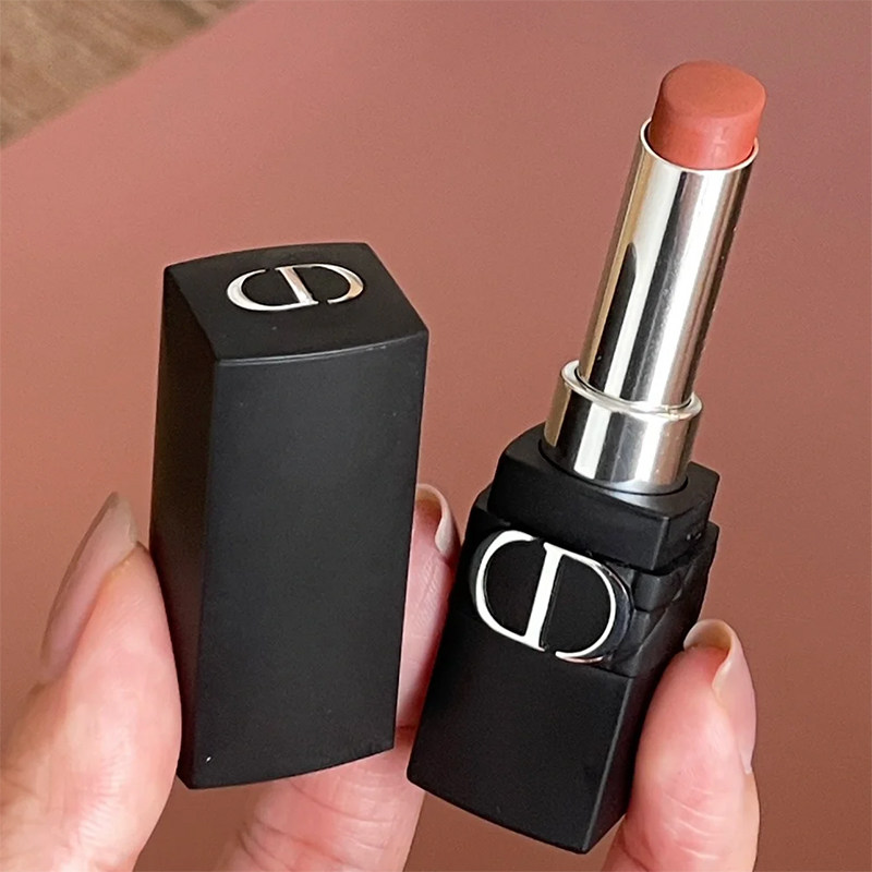 dior迪奥磨砂黑管哑光口红锁色唇膏唇膏