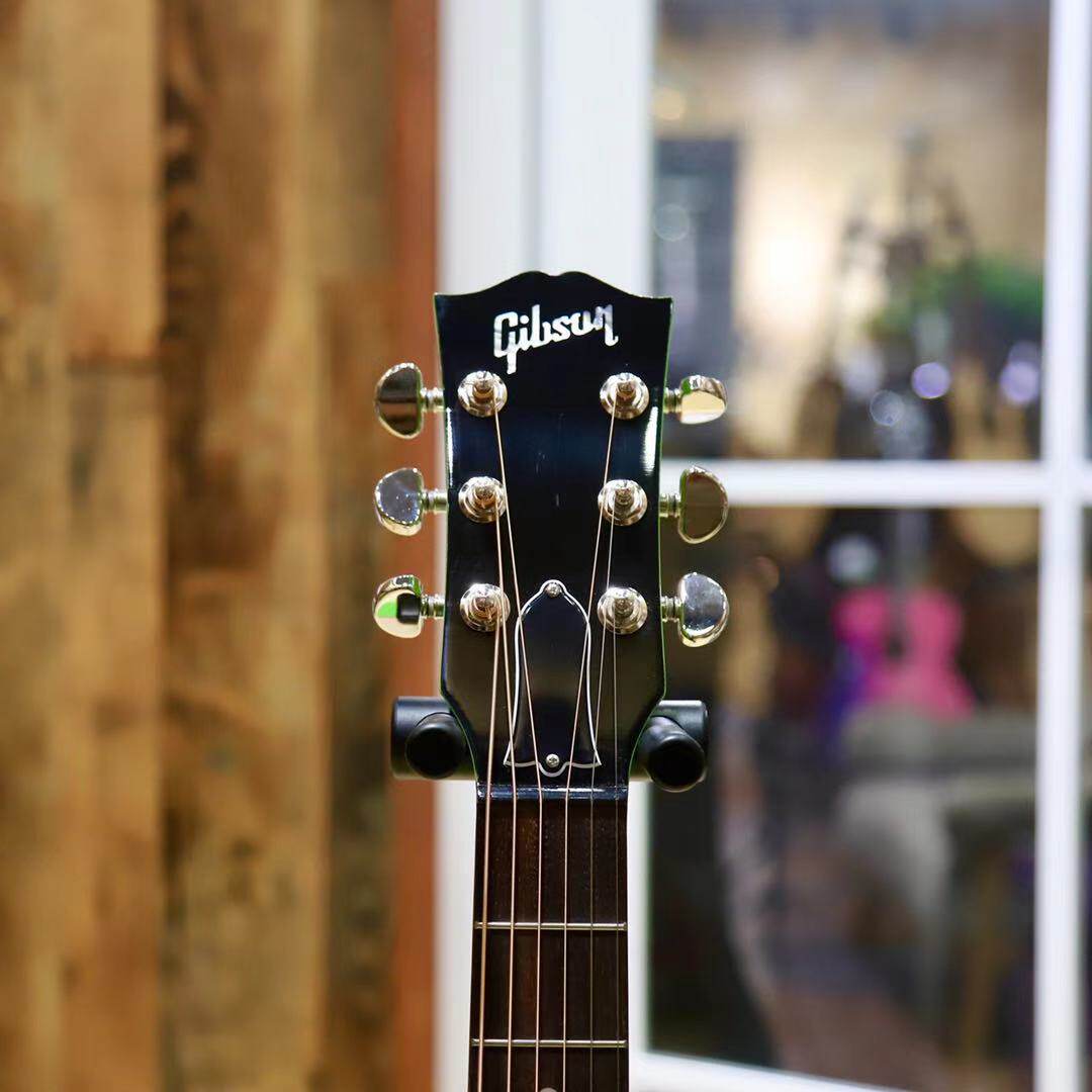 盐城琴行现货吉普森gibsonj45customshop荧光绿水鬼吉他民谣吉他