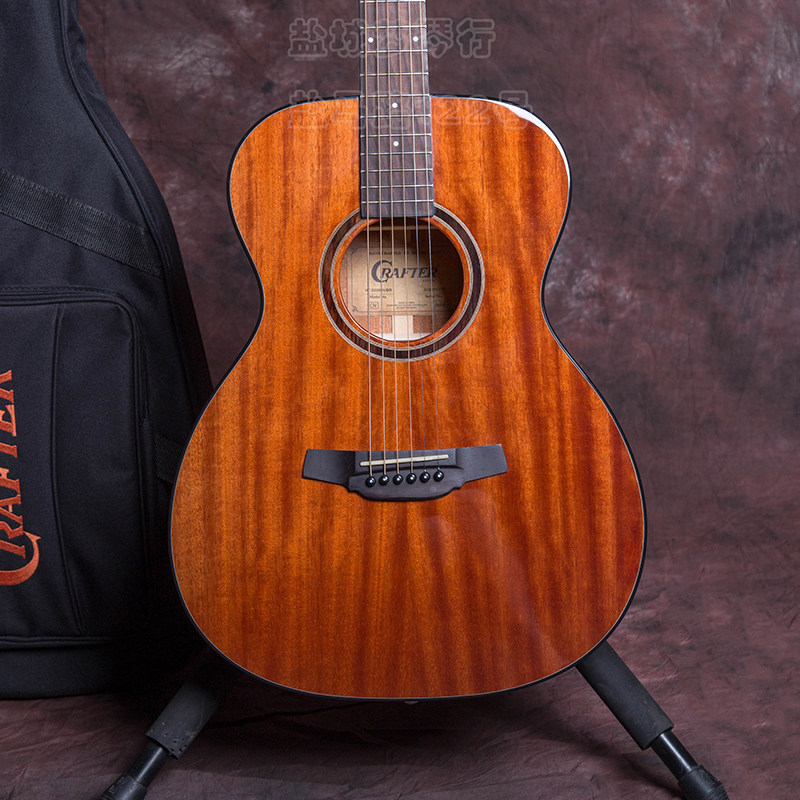crafter卡夫特hm-500mhbr40寸单板旅行民谣木吉吉他-民谣吉他