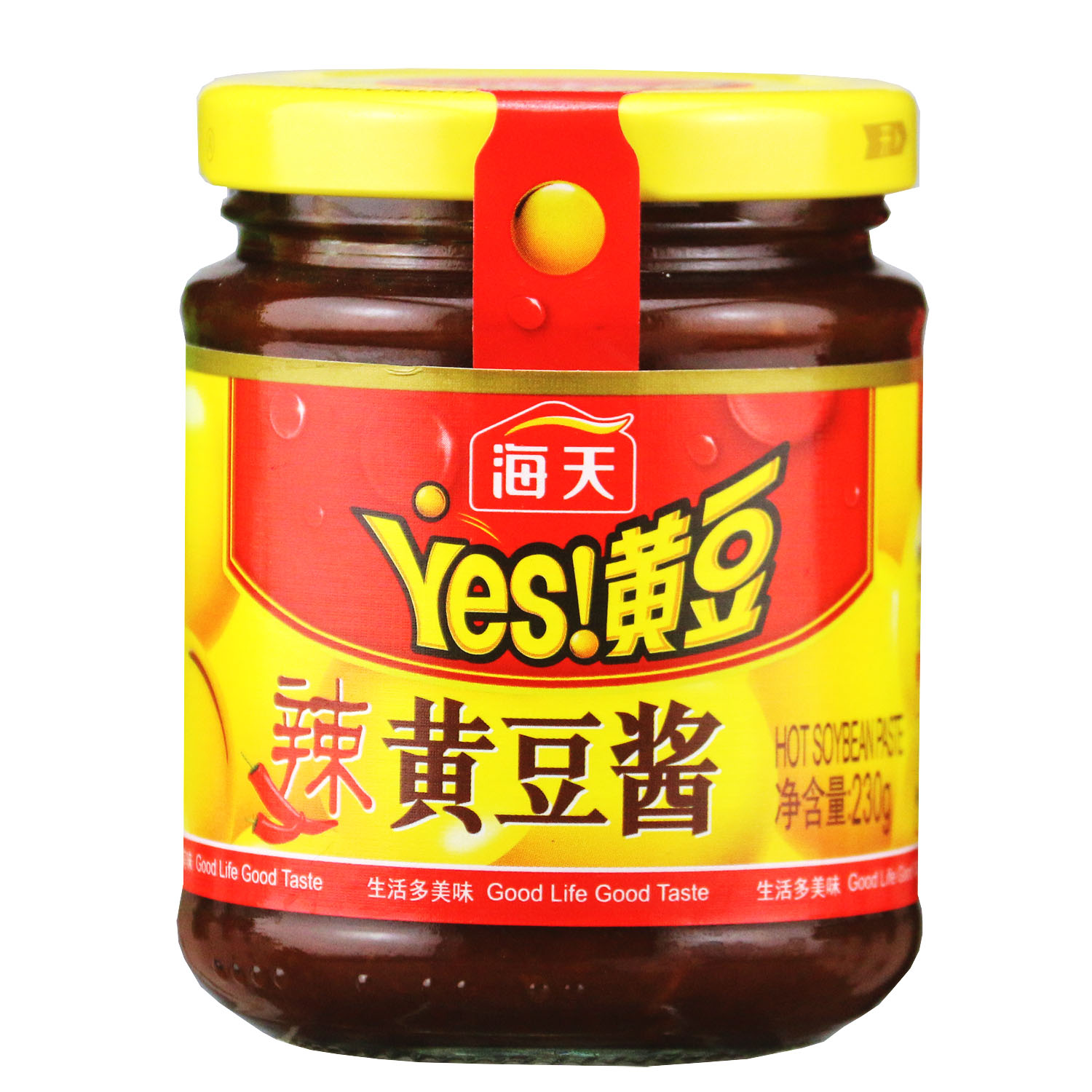 豆酱海天辣黄230g3瓶辣味韩国拌饭烤肉大豆酱类调料