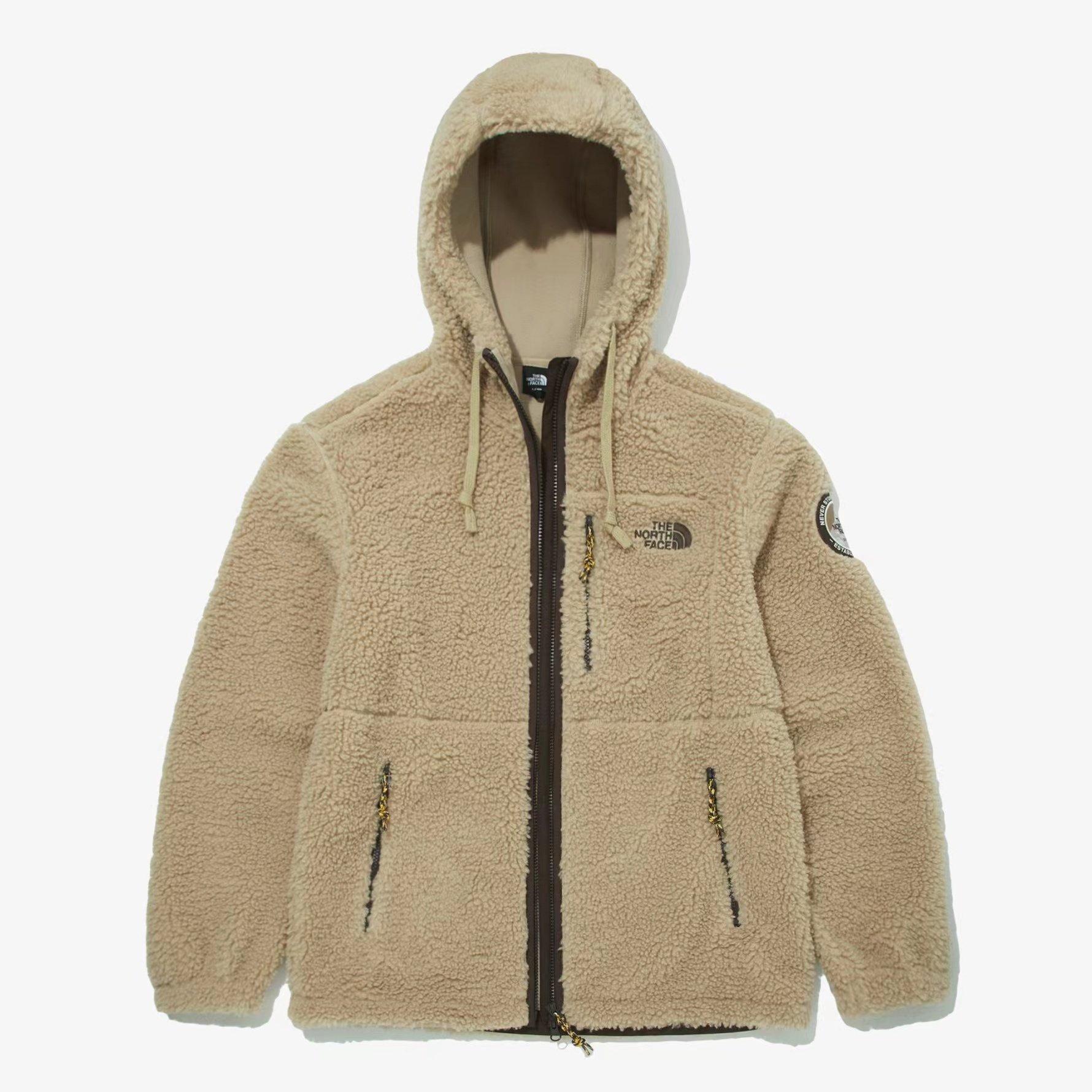 thenorthface北面tnf21羊羔绒连情侣休闲拉链抓绒衣