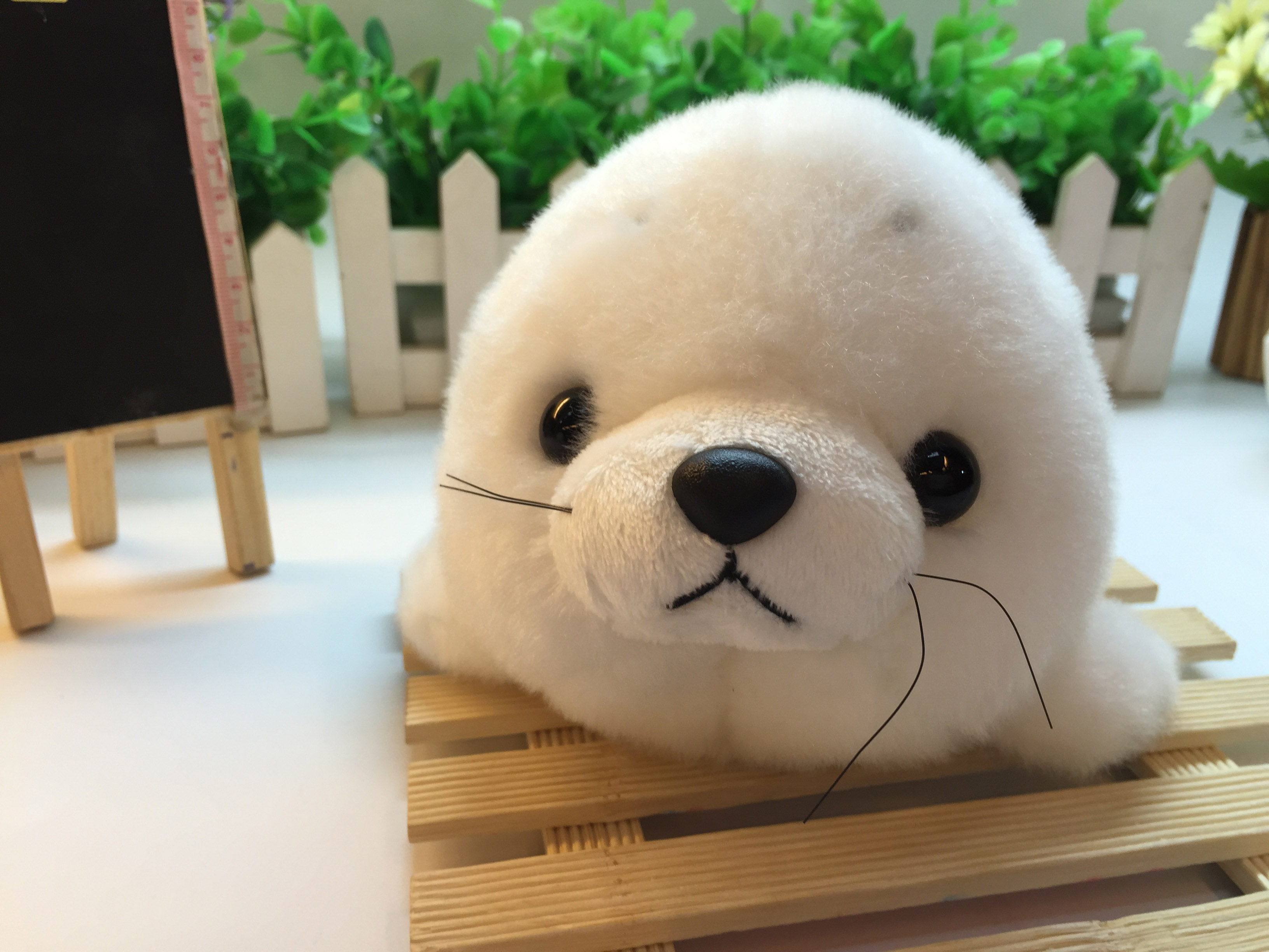 公仔仿真小窝海豹北极毛绒布艺玩具幼儿儿童毛绒布艺类玩具