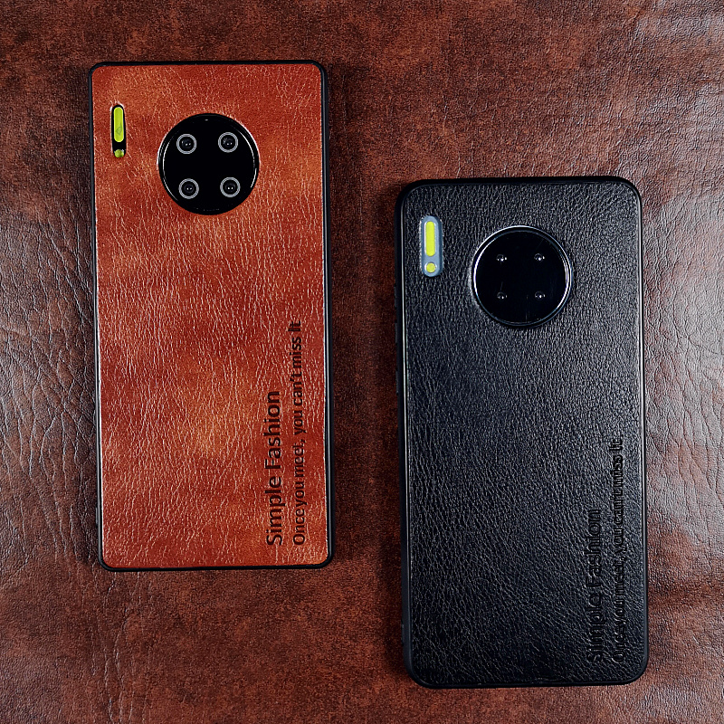 适用于华为mate30pro手机机壳高档皮套mate30保护套真皮手机保护套