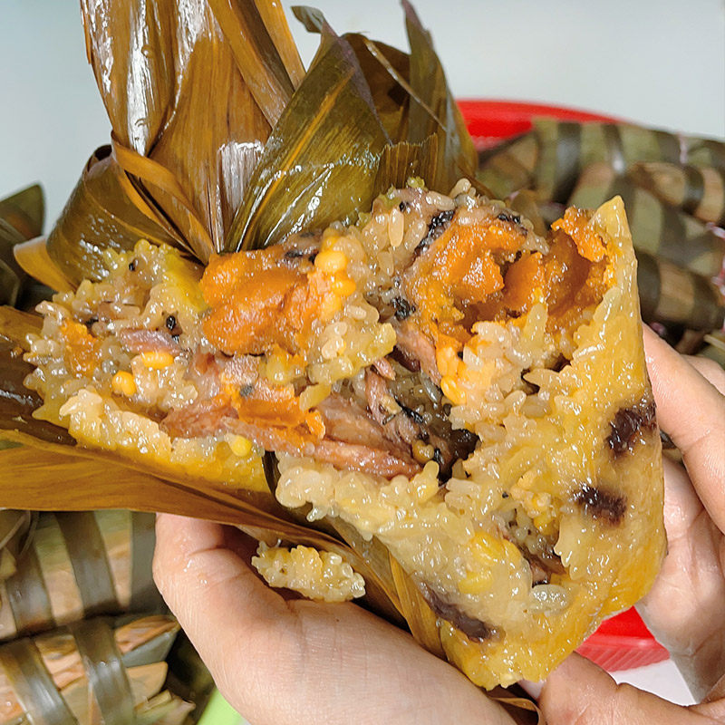 粽子茂名包籺高州碱水信宜古粽儿灰水籺手工粽子