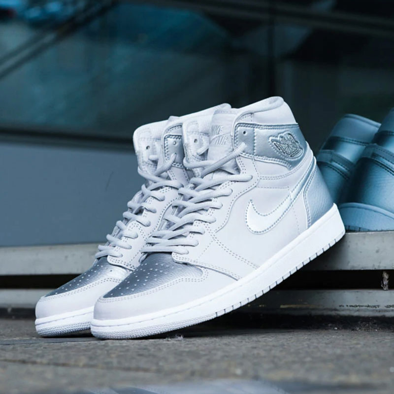 airjordanhighaj1灰银白银雾霾金属575441029cd0461002篮球鞋