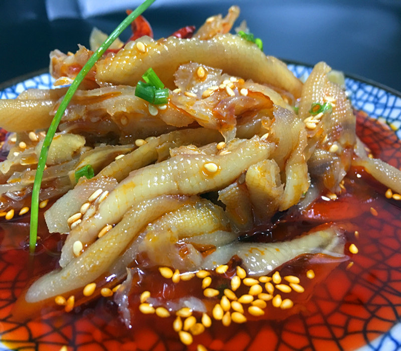 春之源麻辣鸭掌250g 去骨无骨鸭掌 成品小吃凉拌冷盘