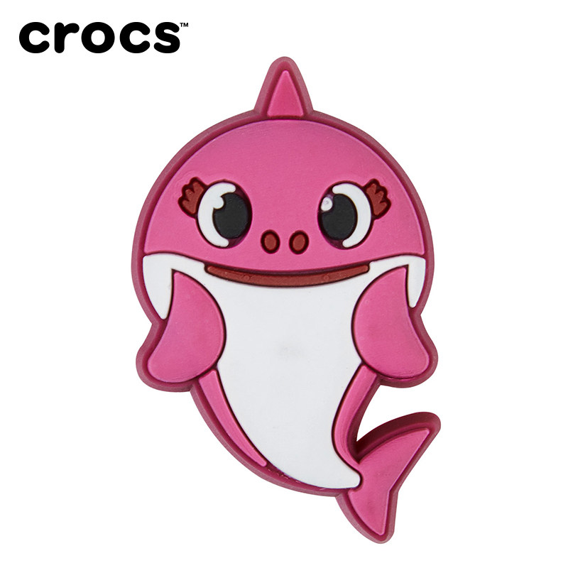crocs卡骆驰智必星配件洞洞鞋花动物世界鲨鱼一家人其他鞋配件
