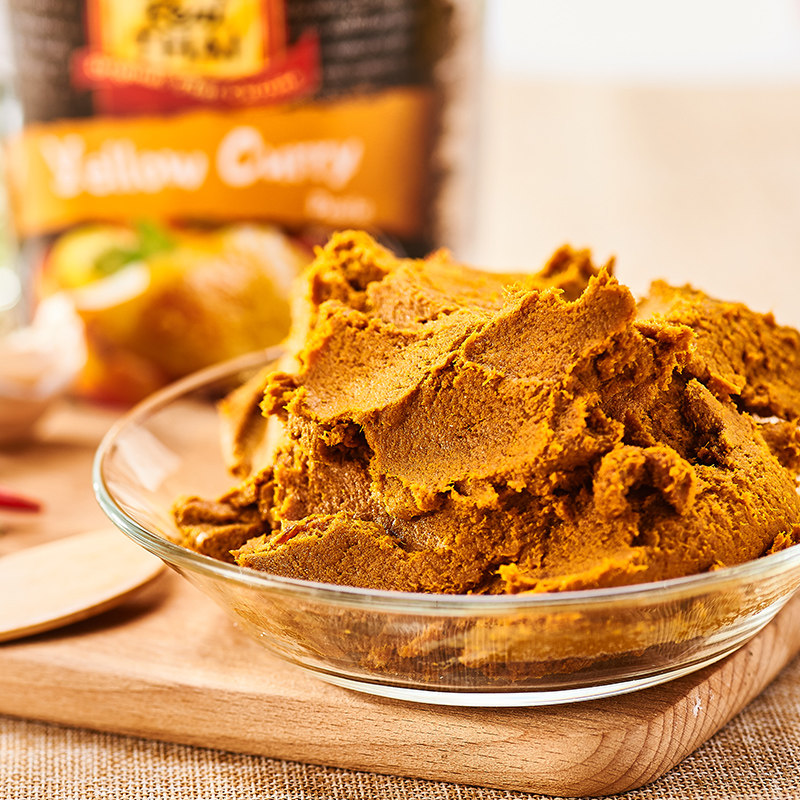 泰国进口丽尔泰黄咖喱酱/椰浆3个/鱼露咖喱套餐西餐调味品