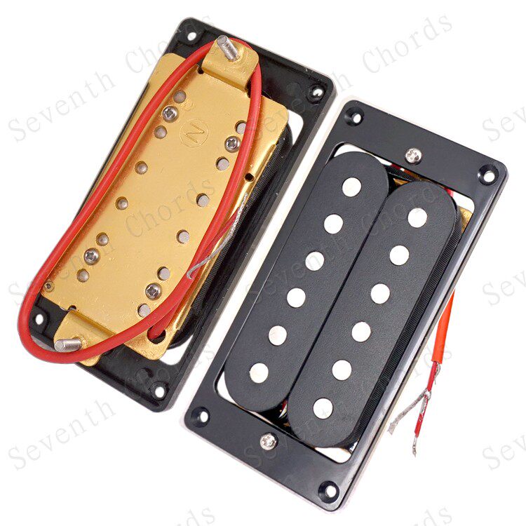 吉他拾音器双线线圈humbucker双块双联底板拾音器