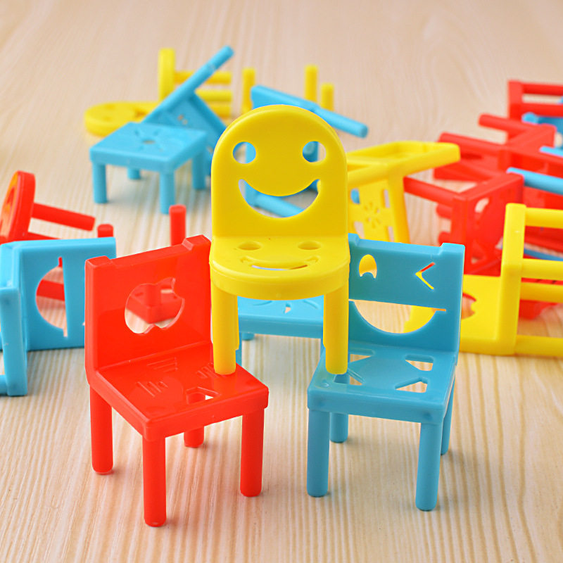 儿童桌游椅子叠叠乐男女女孩宝宝专注注力平衡其它早教玩具类