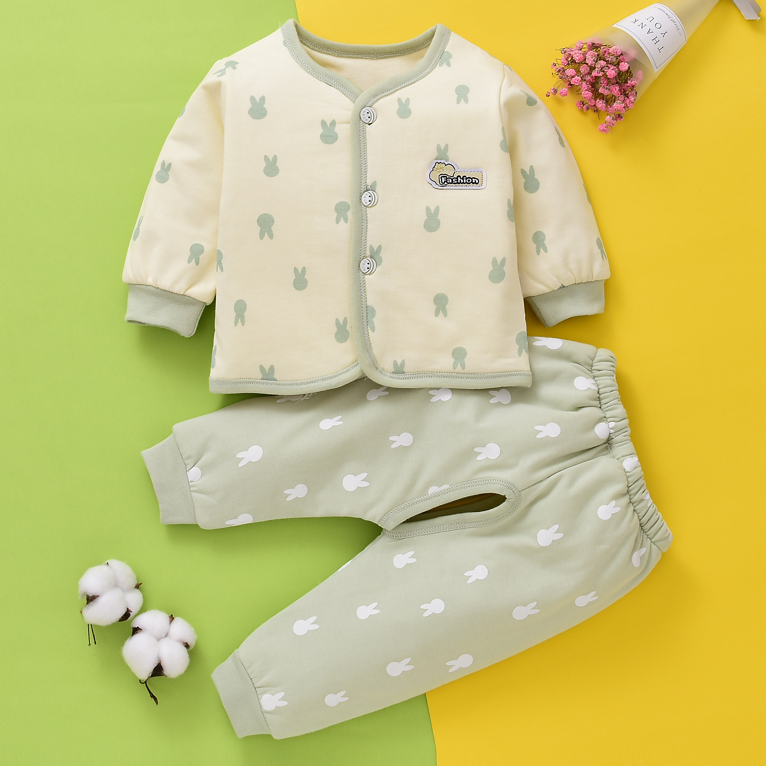 刚出生新生儿衣服春秋秋季013个月宝宝保暖暖衣满月套装