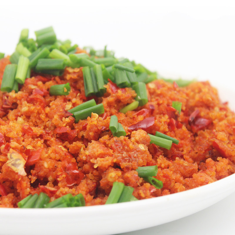 【买2送1】贵州特产酢辣椒土家榨广椒海椒渣新鲜渣海椒炸胡椒500g