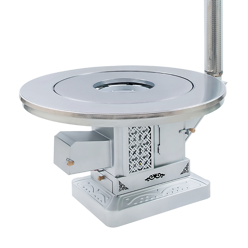 农村气化炉加厚烤火炉取暖柴火炉家用室内无烟气化炉柴火柴煤两用