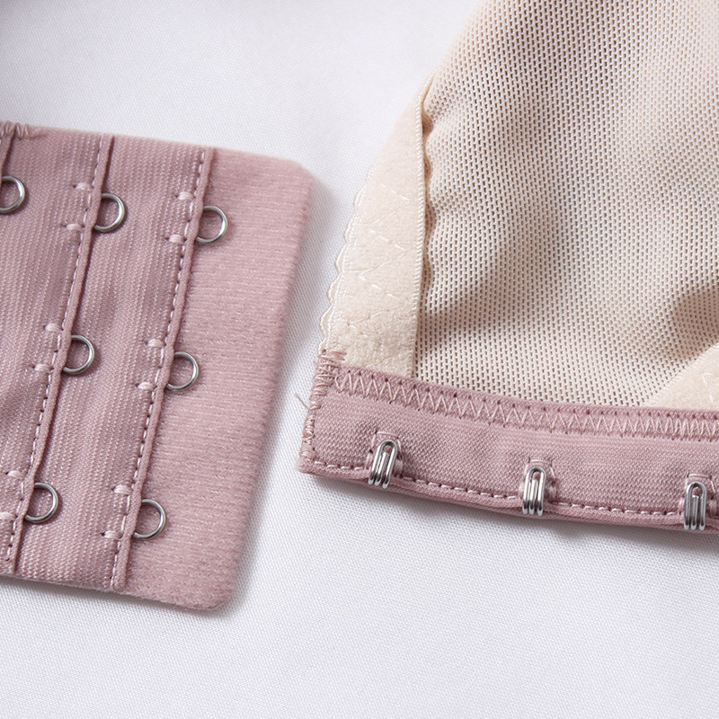 两件包邮 慕斯尔永莉台湾制三排扣聚拢文胸罩 香芋色咖啡纱女内衣