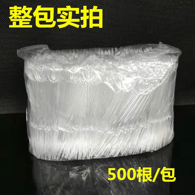 一次性透明塑料水果叉子彩色OK叉ktv酒吧蛋糕点心试吃叉食品级签 - 图3
