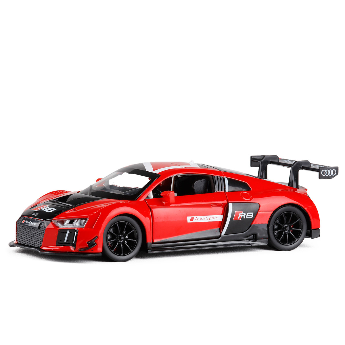 新款儿童玩具车模合金滑行声光开门赛车拉力赛拉力车模