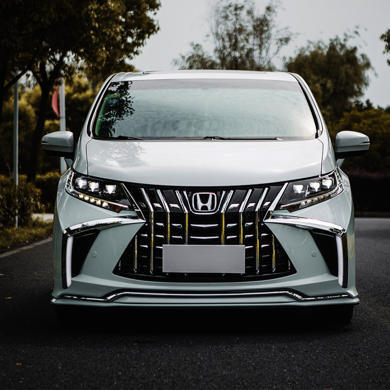 适用1520款全新本田奥德赛蜘蛛侠大前改装包围套件汽车包围