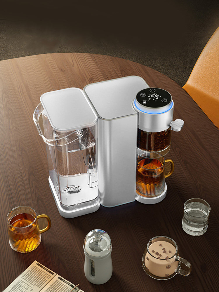 ouon即热泡茶机饮水机台式多功能茶吧机速热全自动智能台式净饮机