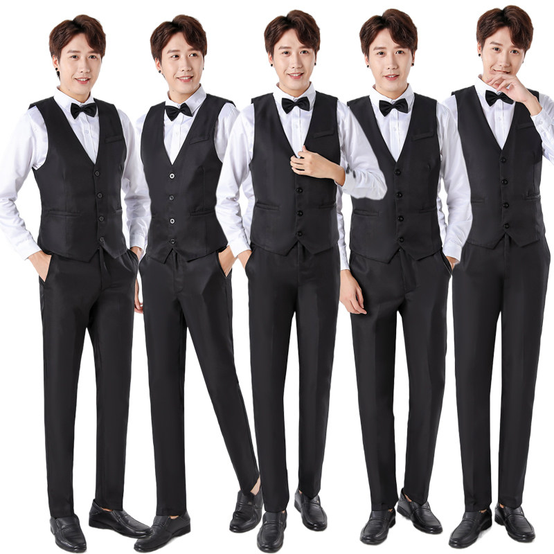 伴郎兄弟马甲结婚礼服搞笑创意男士背心