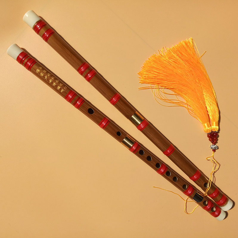 长笛笛子初学成人两节竹笛女古风汉服古装舞蹈笛子