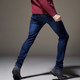 Fall/winter models plus velvet thick slim-fitting ultra-high stretch jeans men's elasticity slim long pants men's plus size Fall/winter models plus velvet thick slim-fitting ultra-high stretch jeans men's elasticity slim long pants men's plus size