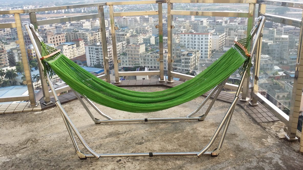 网床包邮越南吊床白色室内户外自驾游折叠秋千户外床