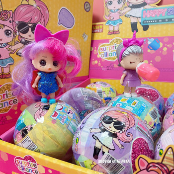 ດົນຕີການຄາດເດົາຄວາມແປກໃຈໃຫມ່ທາງອິນເຕີເນັດຄົນດັງຄົນຕາບອດກ່ອງບານຍິງຂອງຫຼິ້ນເດັກນ້ອຍ funny egg cross-dressing doll Princess ຂອງຂວັນວັນເກີດ