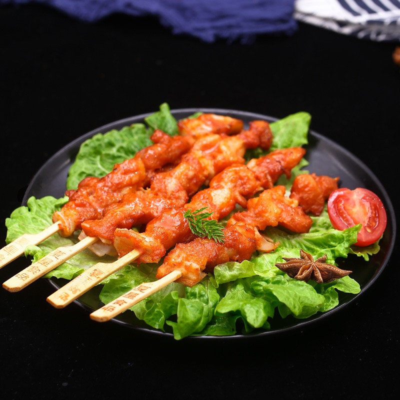 夏星骨肉相连 鸡肉串软骨串烧烤食材冷冻食品半成品800g油炸小吃-mc母