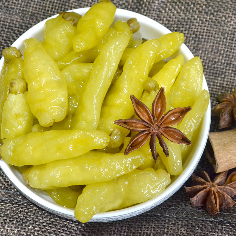 云南特产泡椒小米辣椒泡椒水泡凤爪野山椒剁椒泡菜自制泡椒袋装