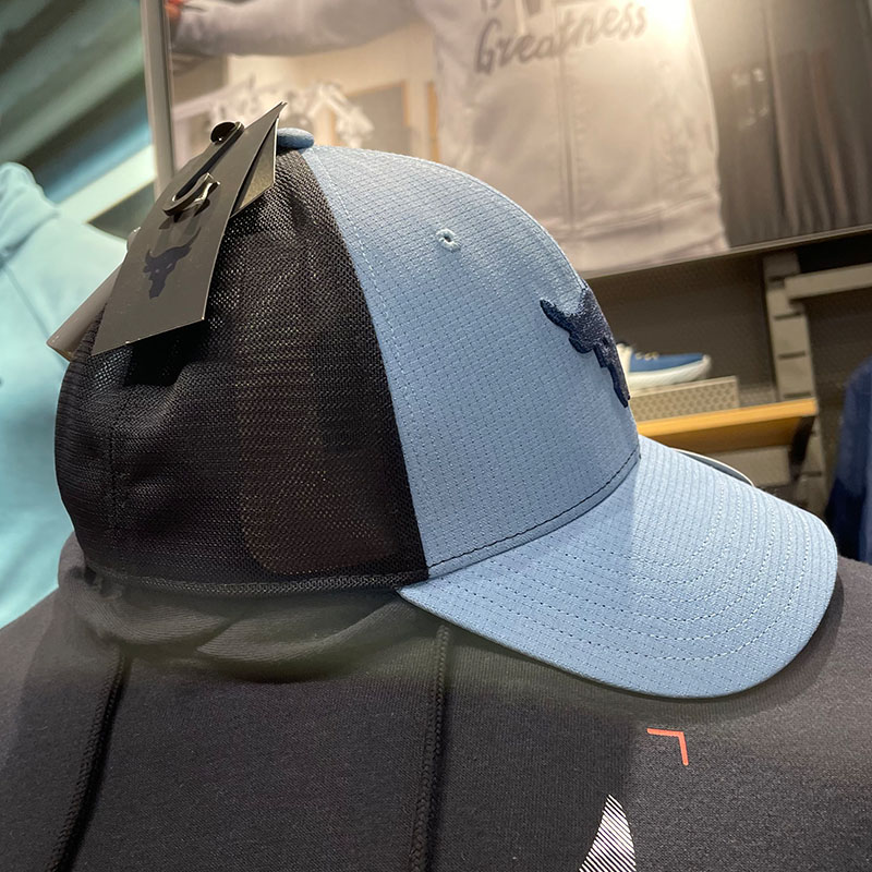 安德玛uaprojectrock强森牛头男子健身训练运动运动帽