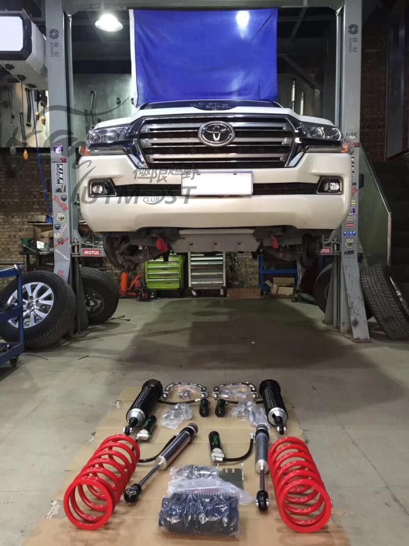 陆巡lc200raptor底盘套件氮气减震21段软硬可调全车改装套件