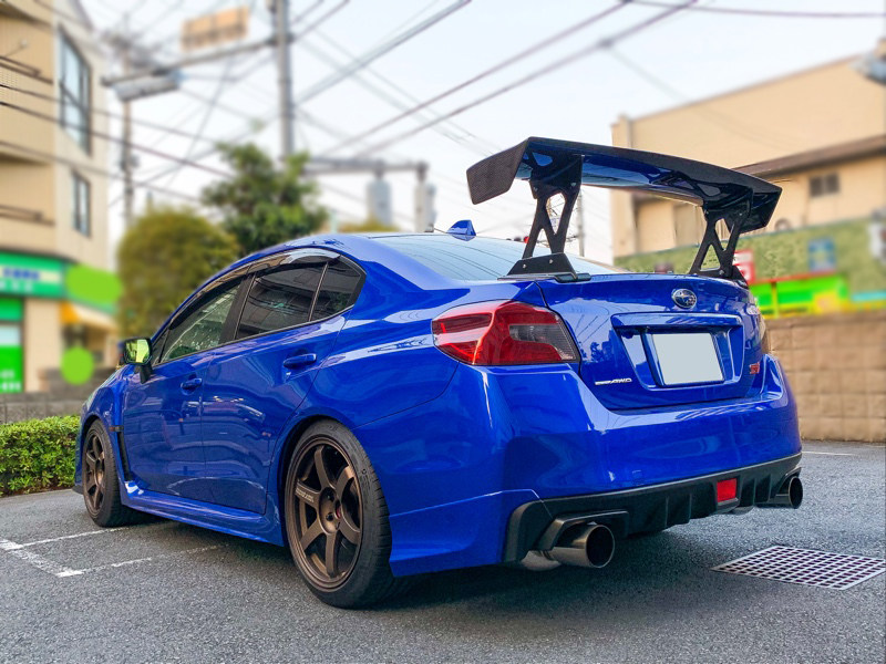 11代斯巴鲁翼豹stiwrxvabvaf改装风翼eur尾翼