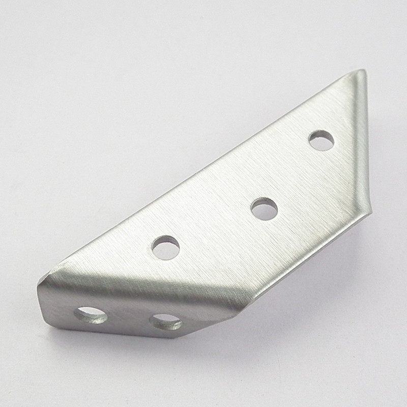 三面固定角码不锈钢加厚家具床五金配件三角直角铁加固l型连接件