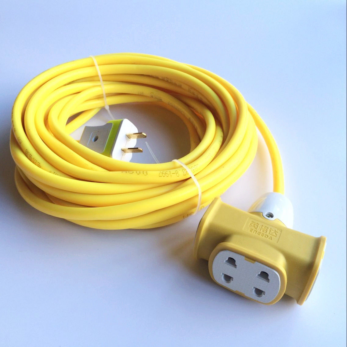 大功率纯铜25平方防爆防摔插座插排插线接线10米线接线板