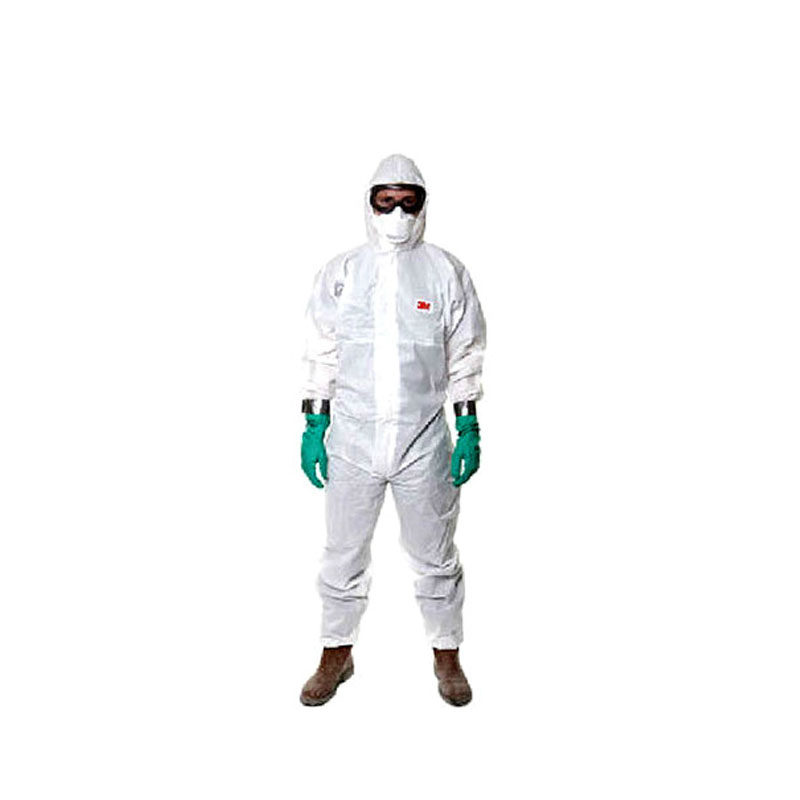 3m4515一次性连体带帽防护服透气防尘喷漆实验室隔离防护服