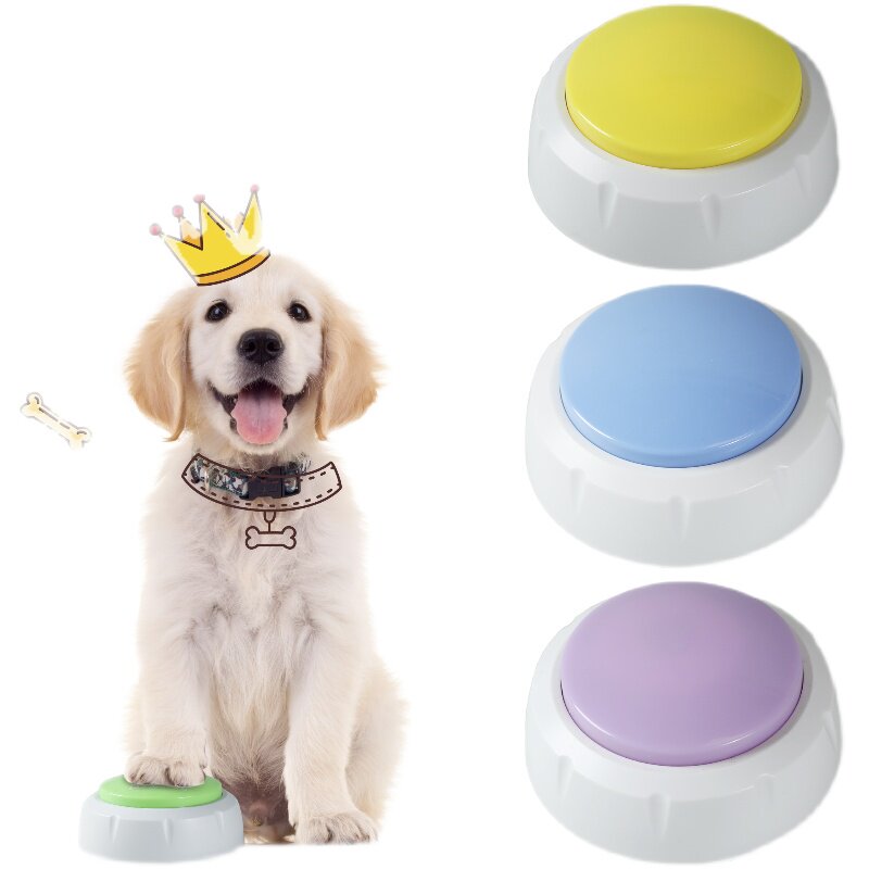 宠物交流按钮狗狗语音沟通发声训练玩具对话训练器