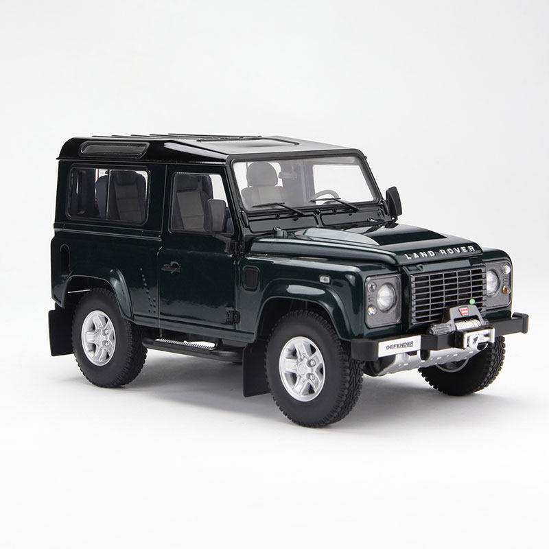 新款京商路虎绿色路虎卫士合金仿真静态汽车模型车模