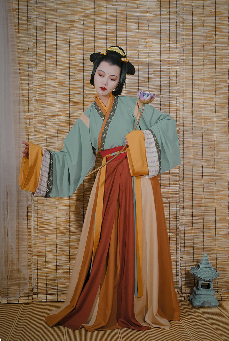 轻汉坊【沉香】原创设计晋制复原款齐腰十二破交窬裙6米摆 现货